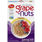 Post Grape-Nuts Cereal, Original Grape-Nuts Breakfast Cereal, Low Fat, High Fiber, Kosher, 29 Ounce  1 count
