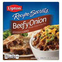 (3 Pack) Lipton Beefy Onion Soup and Dip Mix, 2.2 oz