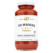 Yo Mama's Foods Vodka Pasta Sauce - No Sugar Added, Low Carb, Low Sodium, Gluten Free, Paleo Friendly - 1 Jar