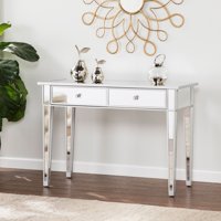 Southern Enterprises Illusions Collection Mirrored Console Table/Desk