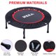 image 8 of HEKA 40" Foldable Mini Trampoline, Fitness Rebounder with Foam Handle, Exercise Trampoline for Adults Kids Indoor/Outdoor Workout Max Load 330lbs