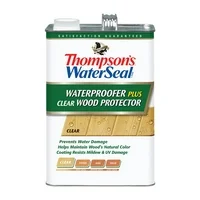 Thompson's WaterSeal Waterproofer Plus Wood Protector, Clear, 1 Gallon