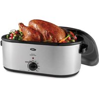 Oster 22 Quart Roaster Oven with Self-Basting Lid, Stainless Steel