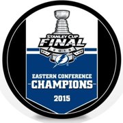 2015 Tampa Bay Lightning Nhl Stanley Cup Eastern Conference Champions Hockey Puck (Sherwood)