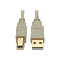 Tripp Lite 6ft USB 2.0 Hi-Speed A/B Cable (M/M), Beige