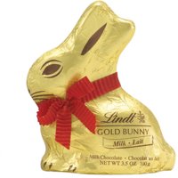 Lindt Easter GOLD BUNNY, Hollow Milk Chocolate Bunny, 3.5 Oz.