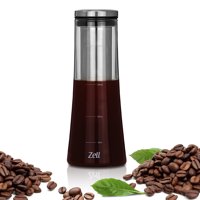Zell Cold Brew Coffee Maker | Best Home Iced Coffee & Tea Maker with Removable Stainless Steel Coffee Filter | Strong Borosilicate Glass Cold Coffee Maker | 1 Quart (1000 ml)