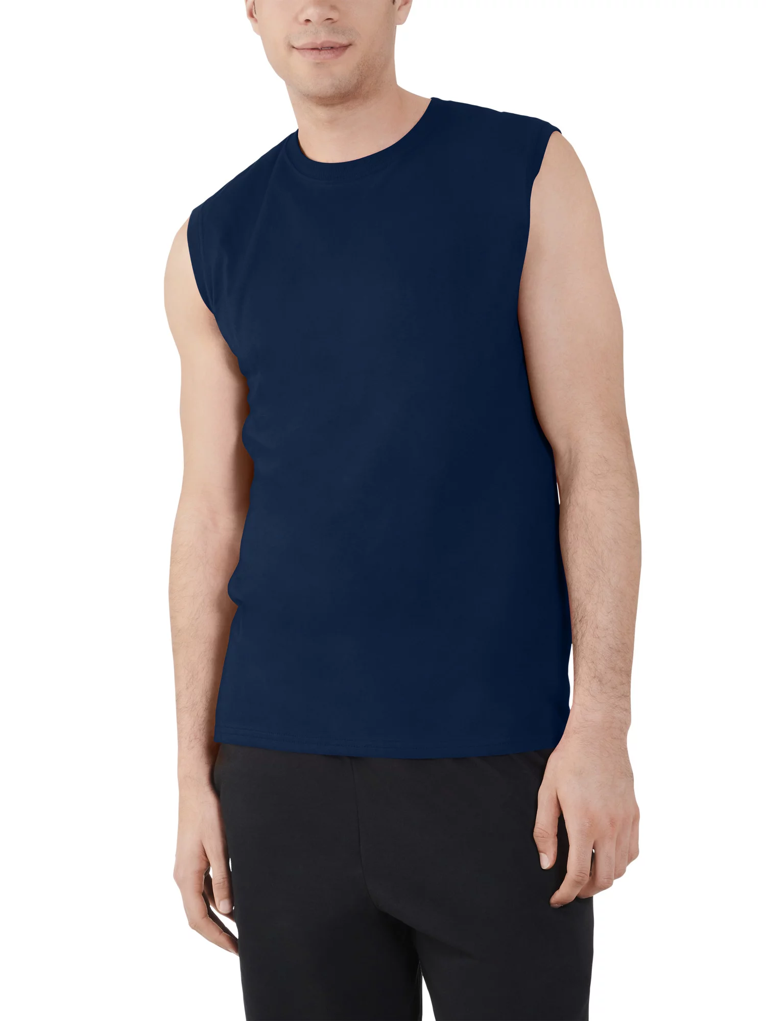 Fruit of the Loom Men's and Big Men's Dual Defense UPF Muscle Shirt, up to Size 4X
