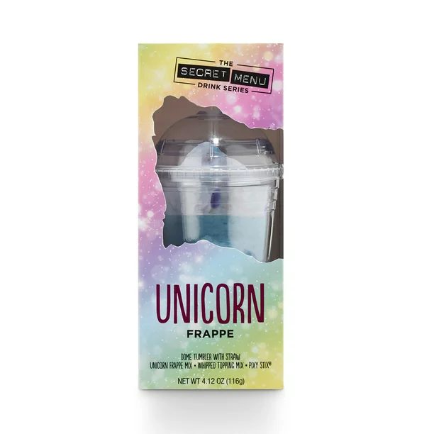 Unicorn Frappe Secret Drink Series Christmas Gift, 4.1oz. 7 Piece