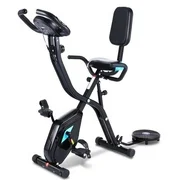 Health & Fitness Foldable Recumbent Upright Exercise Bike