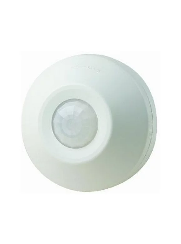 Leviton ODC0S-I1W Self-Contained Ceiling-Mount Occupancy Sensor and Switching Relay 1000,- Watt 120V