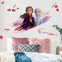 RoomMates Frozen II Elsa and Anna Peel and Stick Giant Wall Decals