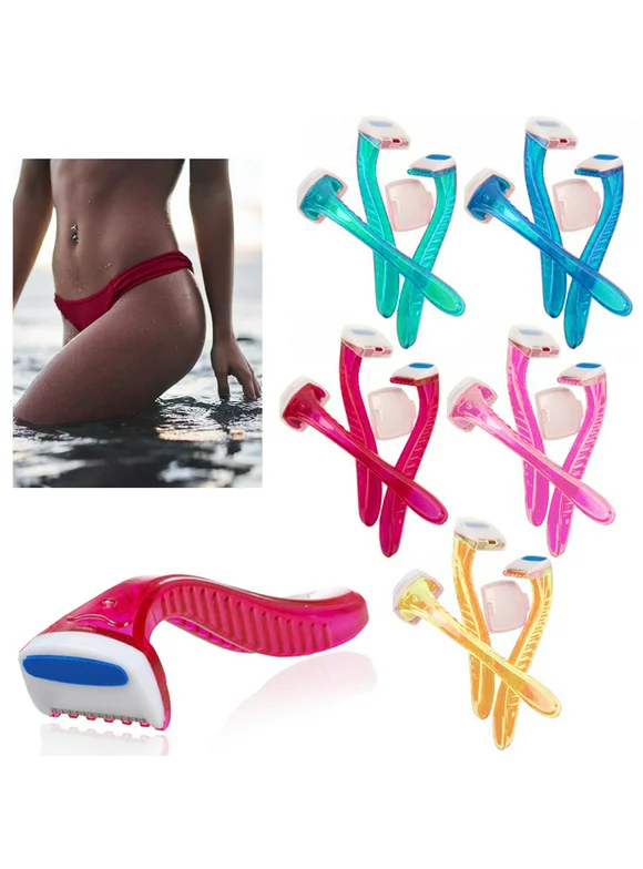 6 Pack Womens Bikini Line Razors Shave Brazilian Hair Shaver Trimmer Legs Arms !