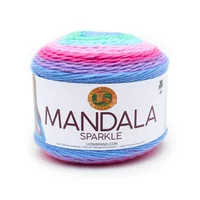 Lion Brand Mandala Sparkle Draco Fashion Cake Yarn