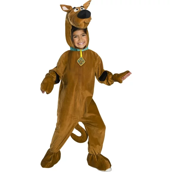 Boys Officially Licensed Warner Brothers Scooby Doo Halloween Costume L, Brown