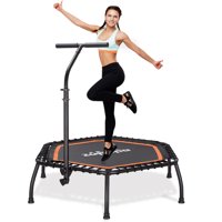 Zupapa 45" Fitness Bungee Trampoline/ Exercise Rebounder, Max 330 lbs,Hexagon