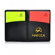 Sport Football Soccer Referee Wallet Notebook With Red Card And Yellow Card Team Sports Soccer Entertainment