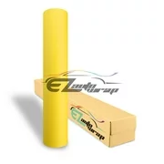 EZAUTOWRAP Matte Yellow Car Vinyl Wrap Vehicle Sticker Decal Film Sheet Peel And Stick With Air Release Technology Decoration Wallpaper