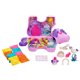 image 5 of Polly Pocket Unicorn Party Large Compact, Polly & Lila Dolls & 25+ Surprises