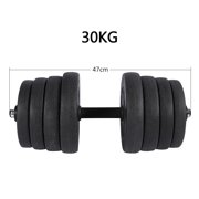 Adjustable Dumbbells Set Weight Set Gym/Home Barbell Plates Body Workout 60lbs