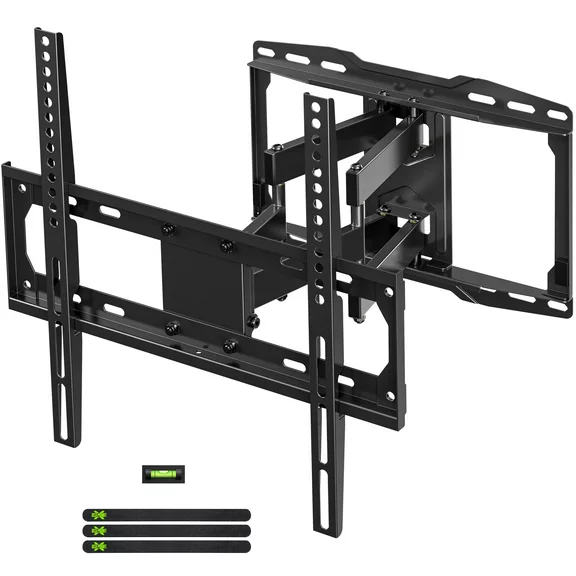 USX MOUNT Full Motion TV Wall Mount for 26-60" TVs, Universal Articulating TV Mount with Swivel Tilt Extension Rotation Max VESA 400x400mm up to 100lbs