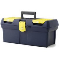 STANLEY 016011R One-Latch 16-Inch Toolbox with 2-Lid Organizer