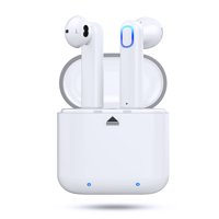 Bluetooth 5.0 Wireless Stereo Earbuds Headphones Noise Cancelling with Built-in Mic and Charging Case Hands-free Calling Sweatproof In-Ear Headset Earphone Earpiece for iPhone/Android Smart Phones
