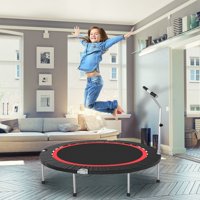Lmtime 40In Mini Trampoline, Children With Handles, Suitable For Indoor Or Outdoor Play