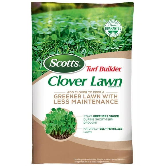 Scotts Turf Builder Clover for Greener, Low-Maintenance Lawn, 2 lbs.