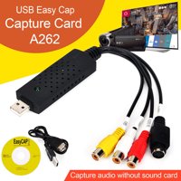 USB 2.0 VHS Tape To PC DVD Converter Video & Audio Capture Card Adapter