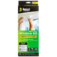 Duck Brand Max Strength Rolled Window Insulation Kit, Clear, 84 in. x 120 in.