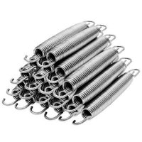20 pcs 7" Heavy-Duty Galvanized Steel Trampoline Springs Replacement Kit-Silver