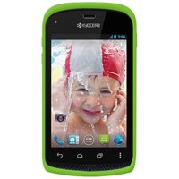 Amzer AMZ94716 Soft Silicone Jelly Skin Fit Case Cover for Kyocera Hydro C5170 - 1 Pack - Retail Packaging - Green