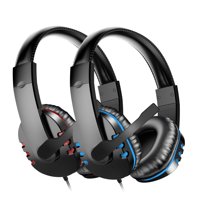 Gaming Headset with Mic for PS4, PS5, PC, Xbox One, EEEkit Surround Sound Noise Cancelling Over Ear Headphones with Soft Memory Ear Pads Compatible with Laptop Tablet Mobile Phone