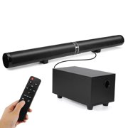 31inch Detachable TV Sound Bar with Subwoofer, Wireless bluetooth Stereo Speaker Home Theater Audio Soundbar for TV Laptop PC Smart Phone, Optical/RCA/Aux/USB