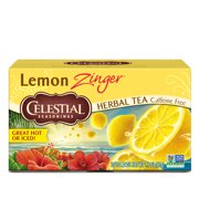 Celestial Seasonings Lemon Zinger Herbal Tea, 20 Count Box