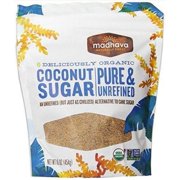 (Price/Case)Madhava Organic Coconut Sugar 1 Pound Bag - 6 Per Case
