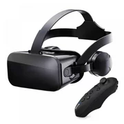 Balems Virtual Reality Glasses 3D VR Headset With Remote Controller For Smart Phone