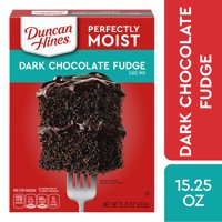 Duncan Hines Classic Dark Chocolate Fudge Cake Mix, 15.25 Oz