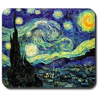 Art Plates Mouse Pad - Van Gogh: Starry Night