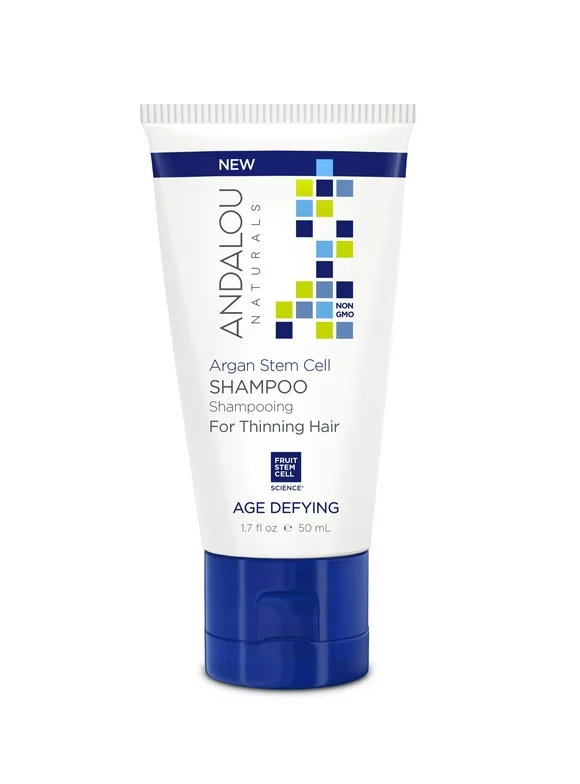 Andalou Naturals Age Defying Shampoo, Argan Stem Cell, 1.7 Oz