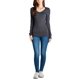image 2 of KOGMO Womens Seamless Scoop Neck Long Sleeve Top with Ribbed Hem