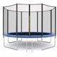 image 1 of JCXAGR 12 FT Kids Trampoline With Enclosure Net Jumping Mat And Spring Cover Padding