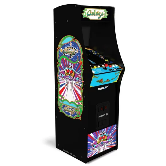 Arcade1Up GALAGA Deluxe 14 Games in 1, 5Ft Stand-Up Cabinet Arcade Machine