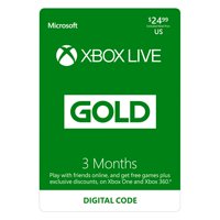 Xbox Live Gold Membership, Microsoft, [Digital Download]