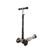 Aluminum Alloy Kick Scooter Toddler Baby Scooter, 3 Wheel Adjustable Kids Scooter with LED Light Up Wheels, Birthday Gifts for Children Boys Girls 2 to 10Years Old