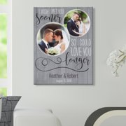 Personalized Love You Longer Photo Canvas 11X14