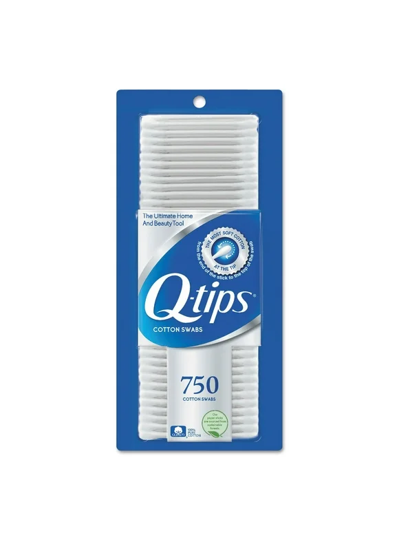 Q-tips Cotton Swabs 750 ea