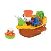 Tomy Toomies Pirate Ship Toddler Bath Toys Featuring Octopus and Water Cannon Squirt Toys