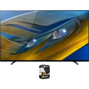 Sony XR65A80J 65 Inch 4K OLED Smart TV (2021) Bundle with Premium Extended Warranty